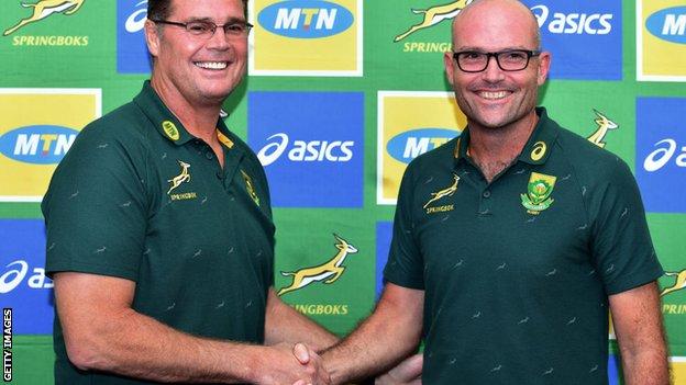 Rassie Erasmus and Jacques Nienaber