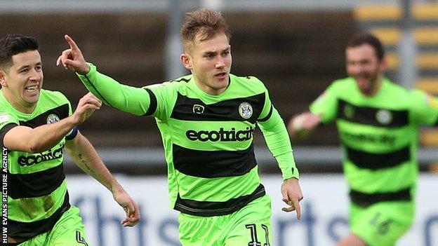 George Williams joined Forest Green after leaving Fulham in 2018 having previously played on loan for MK Dons, Gillingham and St Johnstone