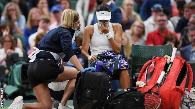 Wimbledon 2021: Emma Raducanu retires from fourth-round ...