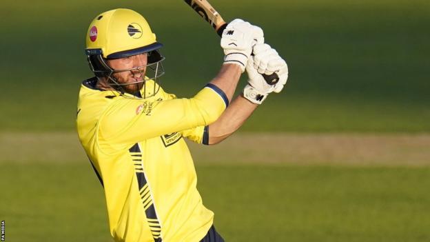 James Vince batting for Hampshire