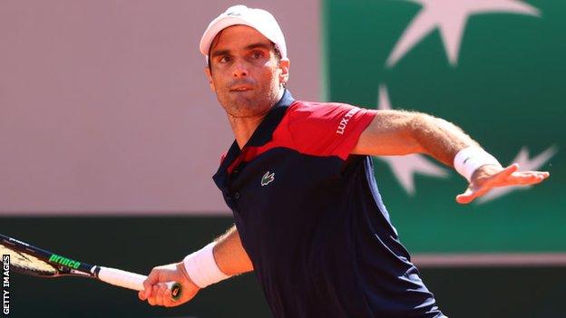 French Open 2021 Dominic Thiem Beaten By Pablo Andujar In First Round Bbc Sport