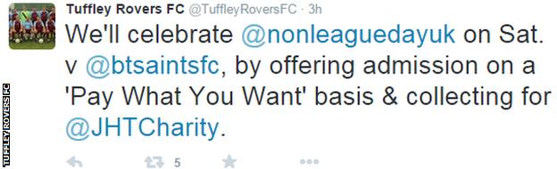 Tuffley Rovers FC Twitter
