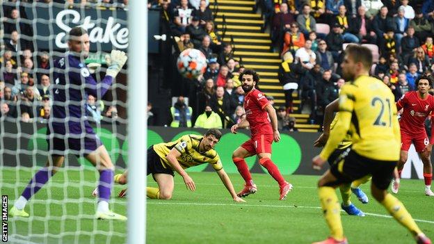 Mohamed Salah scores