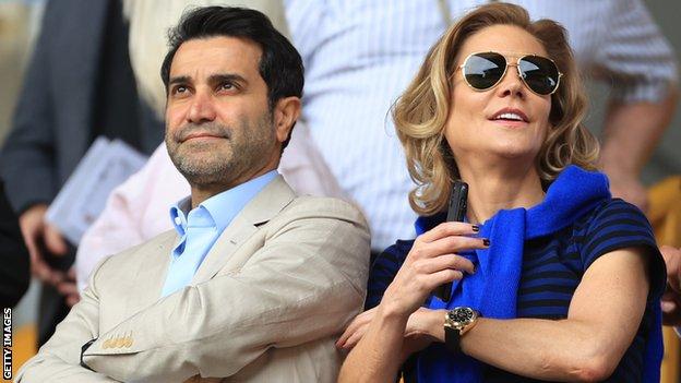 Newcastle co-owners Mehrdad Ghodoussi and Amanda Staveley