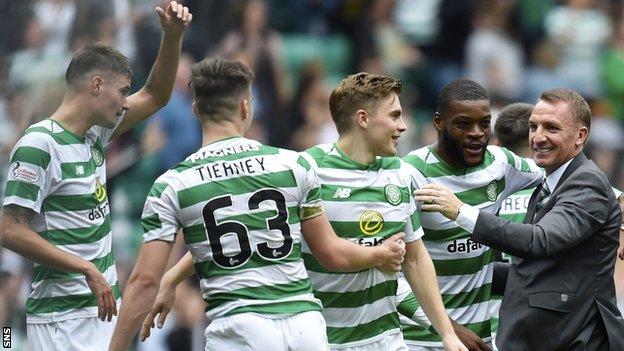 Celtic 1 0 Rangers Score Did Not Reflect Dominance Brendan Rodgers Bbc Sport