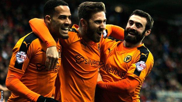 Wolves celebrate