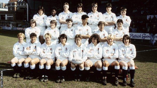 England's team in 1991