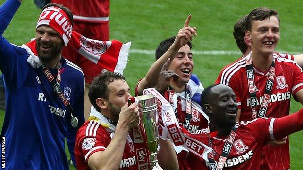 Middlesbrough celebrate