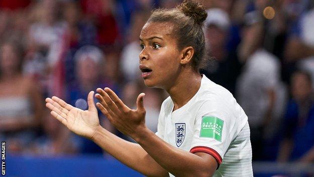 Jonas' sister Nikita Parris helped England reach the Women's World Cup semi-finals
