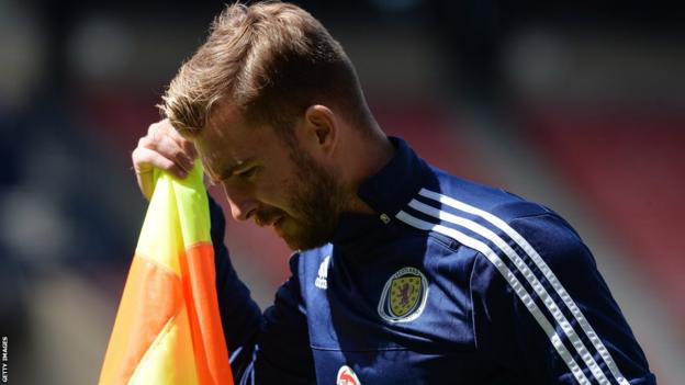 James Morrison injured his MCL playing for Scotland against England in June