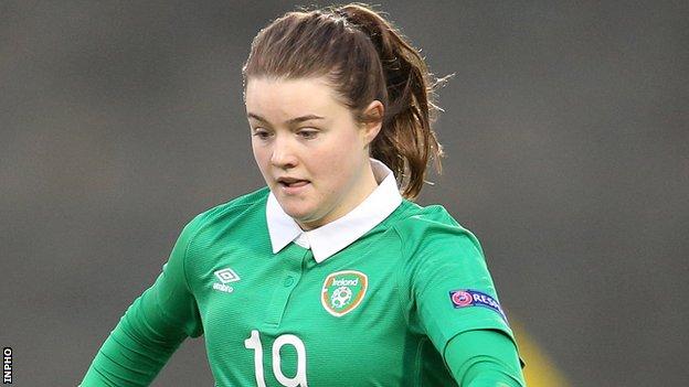 Glasgow City striker Clare Shine earned her only Republic cap in 2015