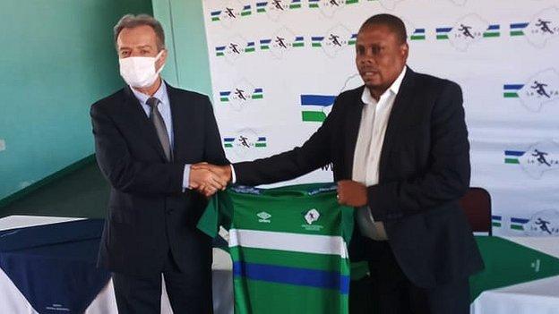 Veselin Jelusic unveiled as new Lesotho coach