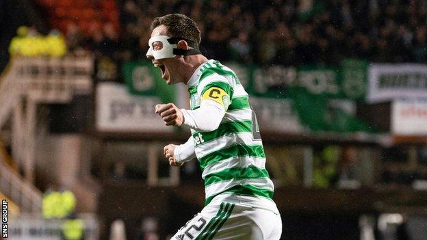 Celtic captain Callum McGregor opened the scoring at Tannadice