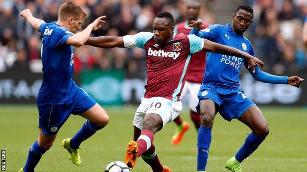 Michail Antonio: West Ham winger to miss England duty with hamstring ...