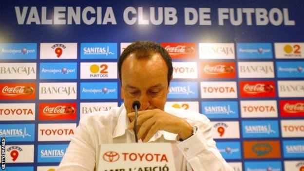 Valencia manager Rafael Benitez
