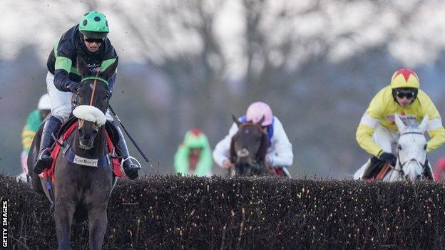 First Flow (left) proved too strong for Politologue (right) at Ascot