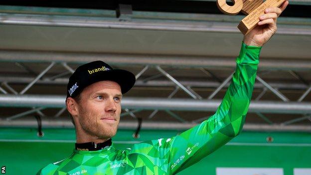 Tour of Britain: Lars Boom moves into overall lead with time-trial ...