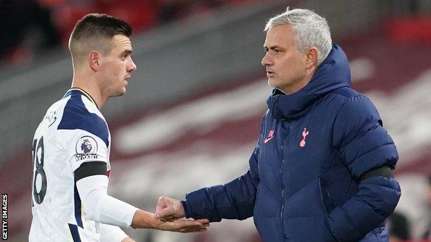 Giovani lo Celso and Jose Mourinho