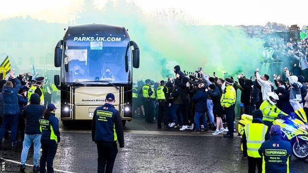 Celtic team bus