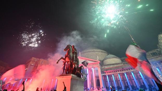 Fireworks in Naples