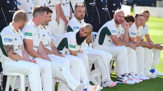 Worcestershire's main overseas player at New Road this summer will be Australian international fast bowler John Hastings (fourth from right)
