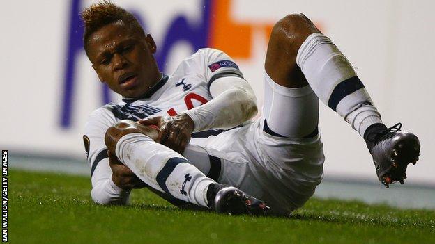 Clinton N'jie of Spurs and Cameroon