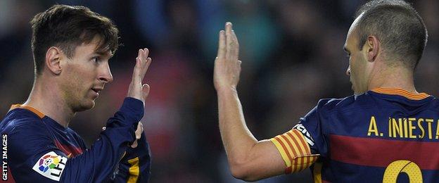 Being short of stature certainly hasn't hampered Lionel Messi and Andres Iniesta