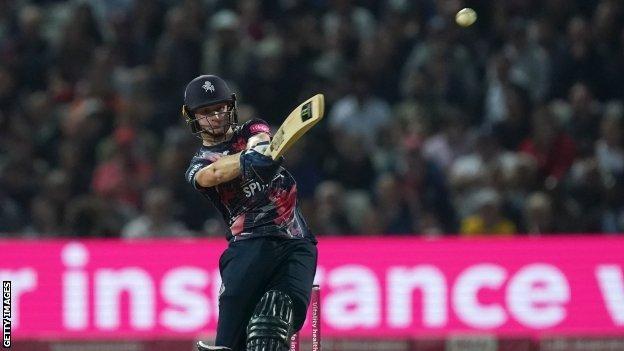Jordan Cox's unbeaten 58 was his second half-century in T20 cricket
