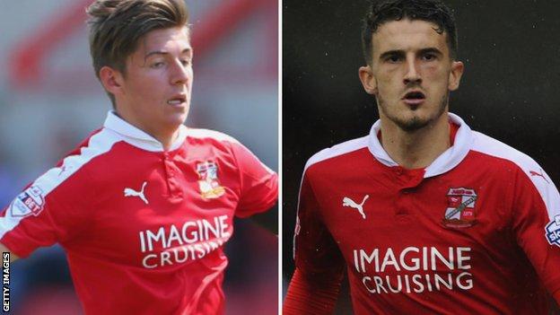 Ellis Iandolo and Bradley Barry: Swindon Town duo extend contracts ...