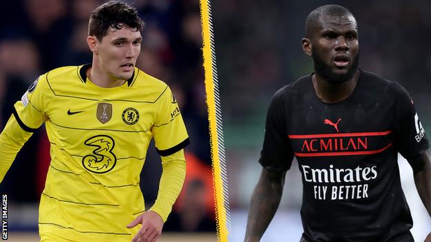 Andreas Christensen and Franck Kessie