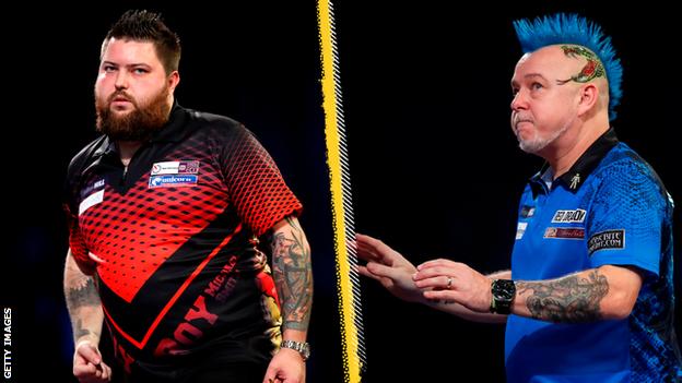 World Darts Championship: Michael Smith and Peter Wright in final - BBC