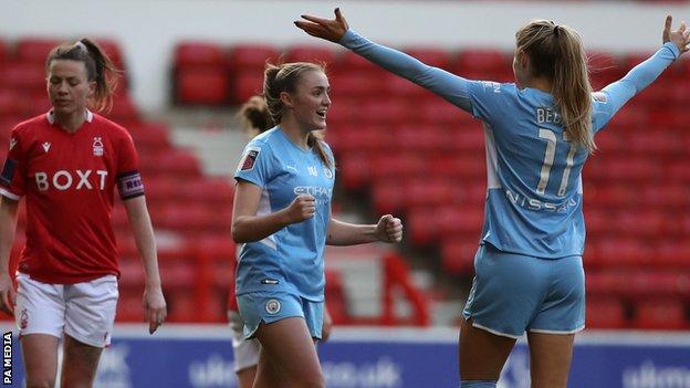 Georgia Stanway scored for Manchester City