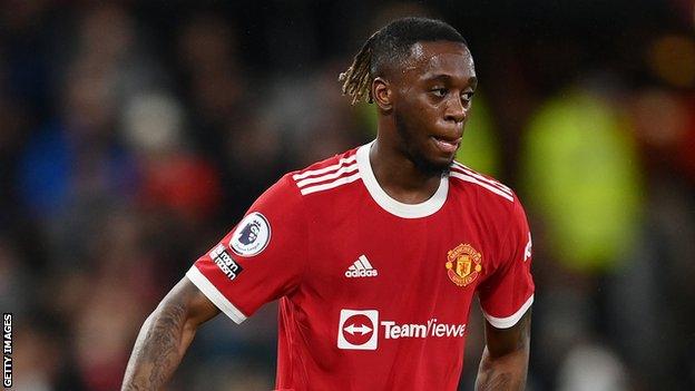 Wan-Bissaka in action for Man United against Burnley