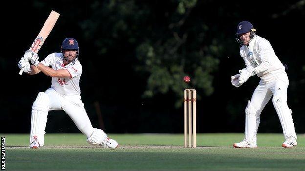 Sir Alastair Cook, the former England skipper, finished the day 75 not out at Arundel for Essex against Hampshire