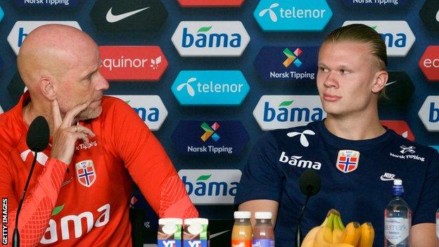 Stale Solbakken will be without Erling Haaland for Thursday's trip to Dublin