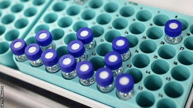 Doping samples in test tubes