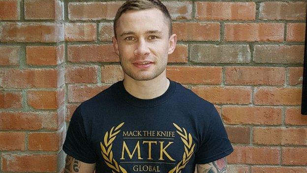 Belfast featherweight Carl Frampton hopes to secure big fights with the help of MTK Global