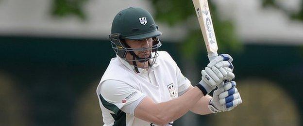 Worcestershire batsman Alex Gidman