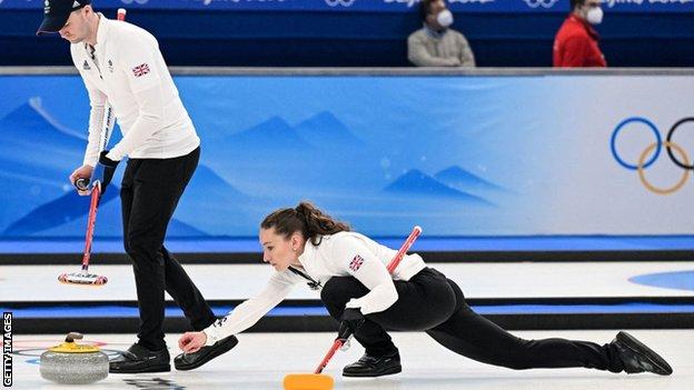 Winter Olympics Team Gb Curling Pair Set Up Norway Semi Final With Usa Win c Sport