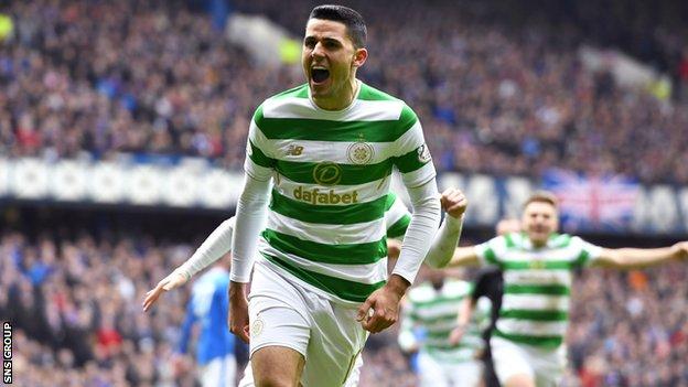 Tom Rogic has scored in each of his four appearances against Rangers this season