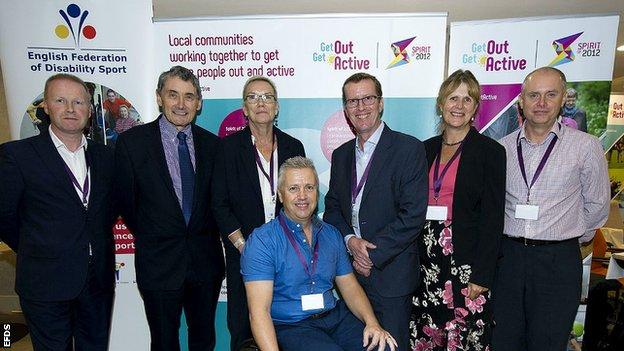 The consortium partners at the Get Out Get Active conference in Manchester