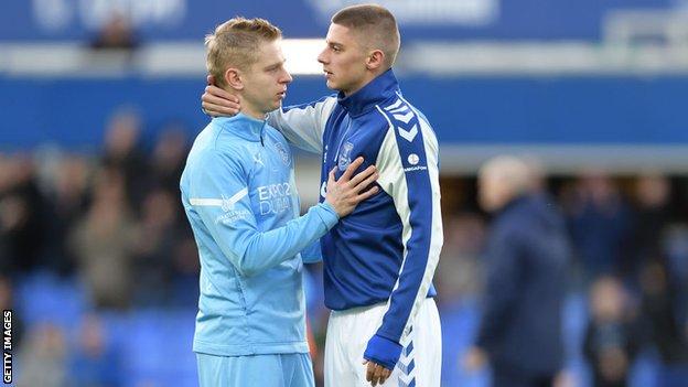 Oleksandr Zinchenko and Vitalii Mykolenko