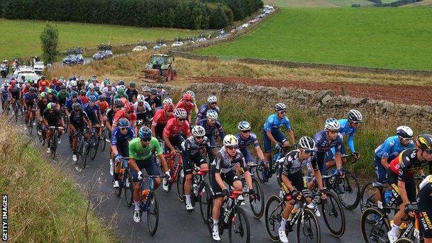 This year's Tour of Britain ended with a 173km ride from Stonehaven to Aberdeen.