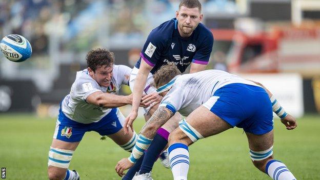 Finn Russell is replaced by Blair Kinghorn for Scotland's closing Six Nations game at title-chasing Ireland