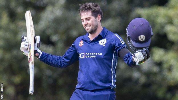 Calum MacLeod hit 100 from 89 balls against Afghanistan on 10 May
