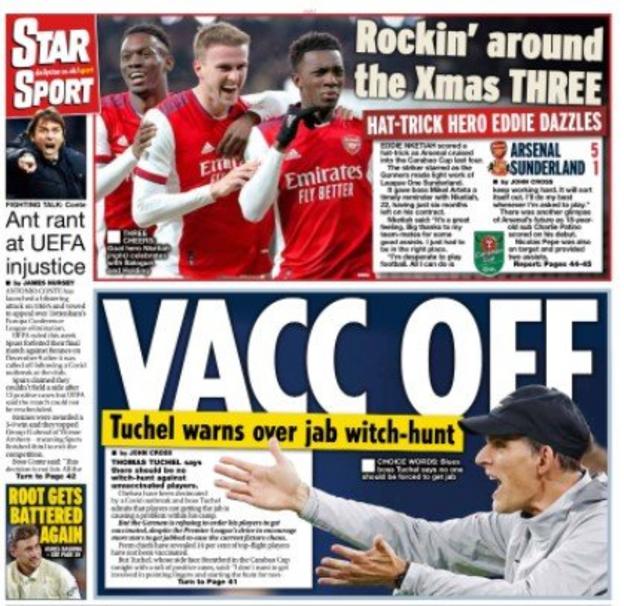 Wednesday's Back Pages - BBC Sport