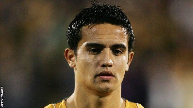 A young Tim Cahill