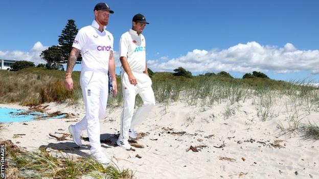 Ben Stokes and Tim Southee