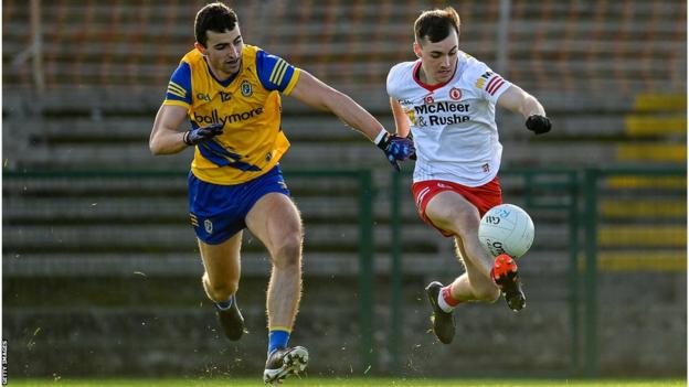 Daragh Canavan in action for Tyrone
