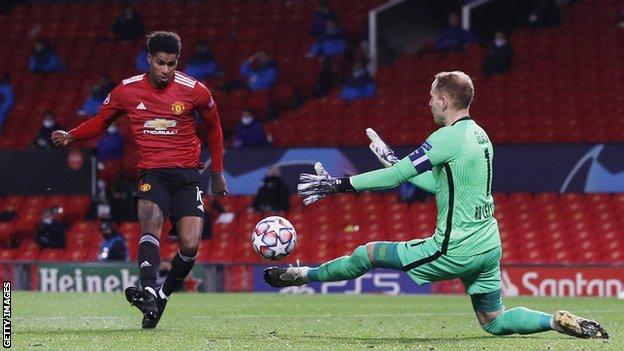 Man Utd 5 0 Rb Leipzig Mason Greenwood Marcus Rashford Hat Trick Anthony Martial Score Bbc Sport